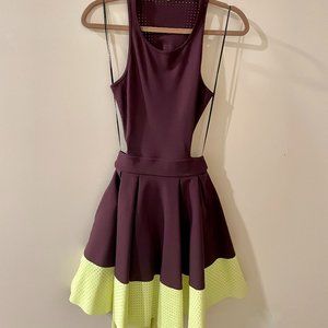 Lululemon | Purple and Green Dress with Pockets | size 4